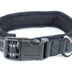 Vsepropejska Lining obojek s podšívkou | 34 - 52 cm Barva: Černá