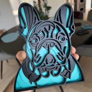 Vsepropejska Mandala Frbul dekorace na stůl Barva: Černo-modrá