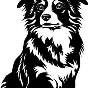 Vsepropejska Australský ovčák 10 dřevěná dekorace na zeď Rozměr (cm): 38 x 29