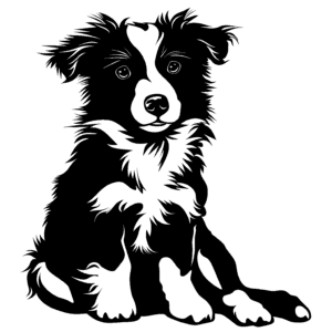 Vsepropejska Australský ovčák 2 dřevěná dekorace na zeď Rozměr (cm): 38 x 34