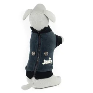 Vsepropejska Jazzy mikina pro psa na zip Barva: Černá