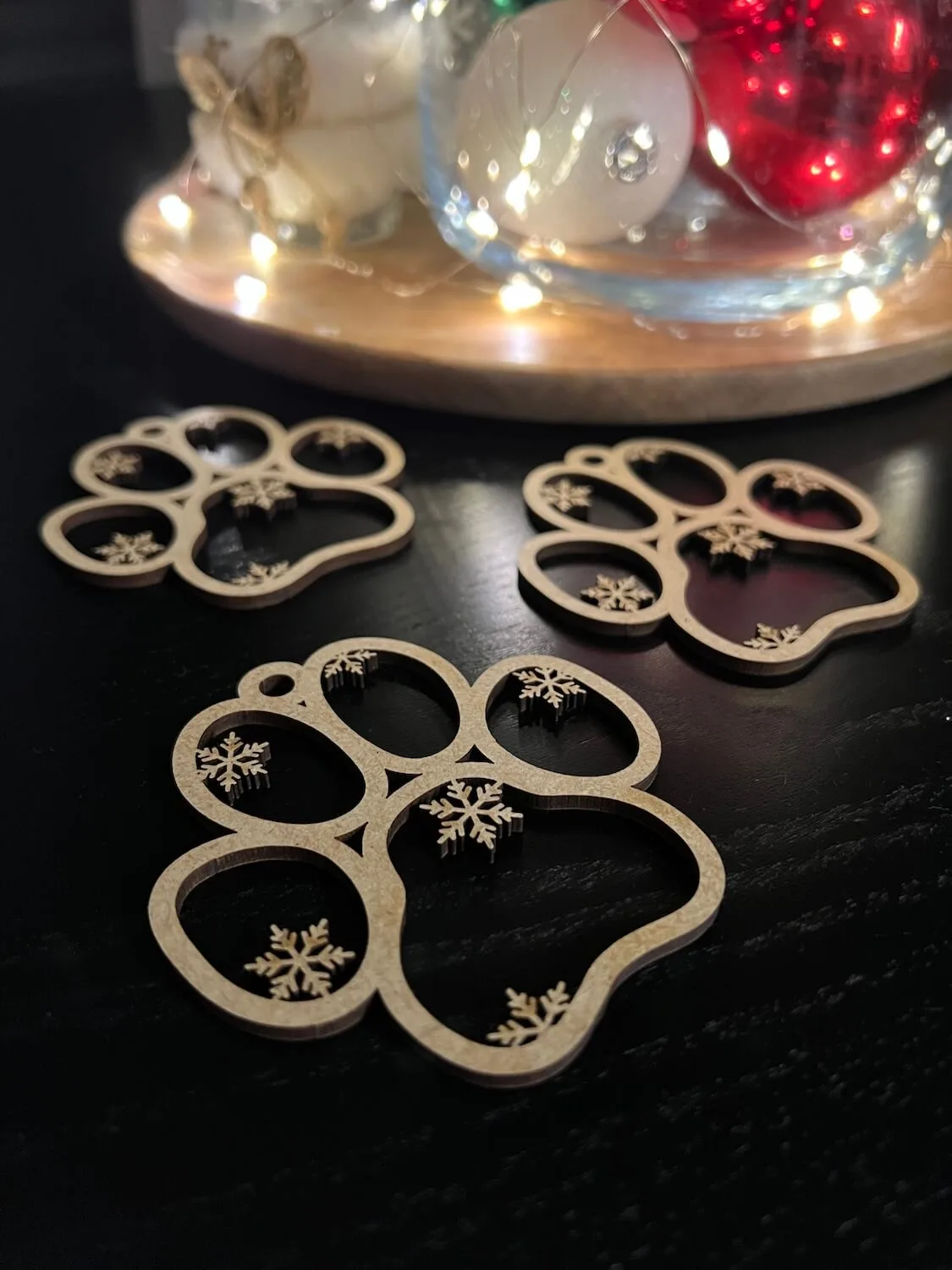 Vsepropejska Vánoční baňka s motivem psa 3 Barva: Hnědá