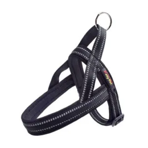 Vsepropejska James reflexní postroj pro psa | 44 – 79 cm Barva: Černá