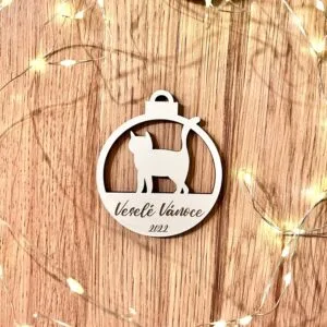 Vsepropejska Vánoční kočka 6 baňka na stromeček Typ: Typ 2