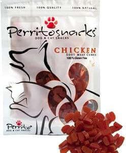 Perrito měkké kuřecí kostičky pro psy a kočky | 50g