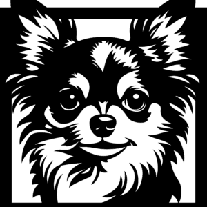 Vsepropejska Čivava 16 dřevěná dekorace na zeď Rozměr (cm): 38 x 36