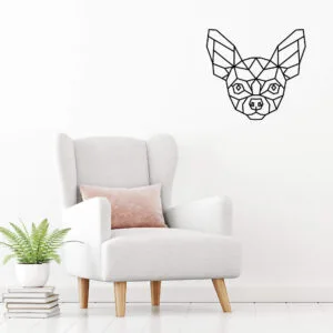 Vsepropejska Čivava dřevěná dekorace na zeď Rozměr (cm): 38 x 35