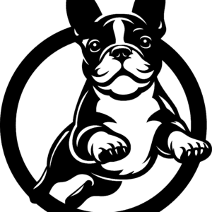 Vsepropejska Francouzský buldoček 16 dřevěná dekorace na zeď Rozměr (cm): 38 x 32