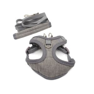 Vsepropejska Havi postroj pro psa s vodítkem Barva: Šedá