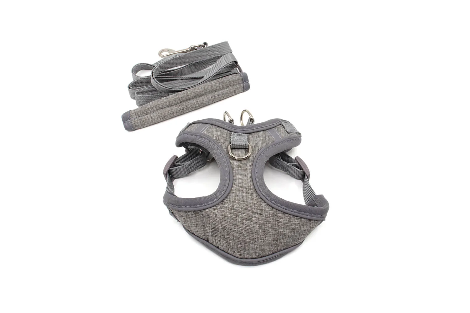 Vsepropejska Havi postroj pro psa s vodítkem Barva: Šedá