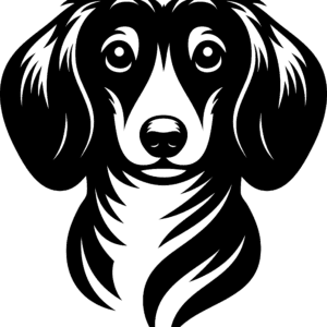 Vsepropejska Jezevčík 8 dřevěná dekorace na zeď Rozměr (cm): 38 x 34
