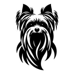 Vsepropejska Jorkšírský teriér 14 dřevěná dekorace na zeď Rozměr (cm): 38 x 24