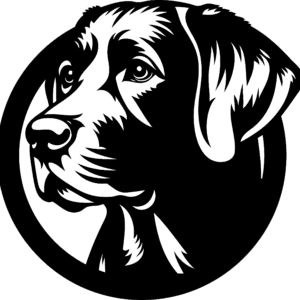 Vsepropejska Labrador 5 dřevěná dekorace na zeď Rozměr (cm): 38 x 37