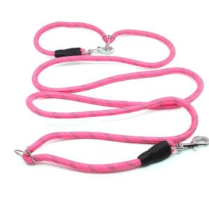 Vsepropejska Lasky přepínací vodítko pro psa | 270 cm Barva: Světle-růžová