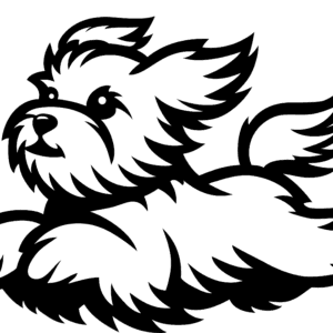 Vsepropejska Maltézský psík 4 dřevěná dekorace na zeď Rozměr (cm): 38 x 29