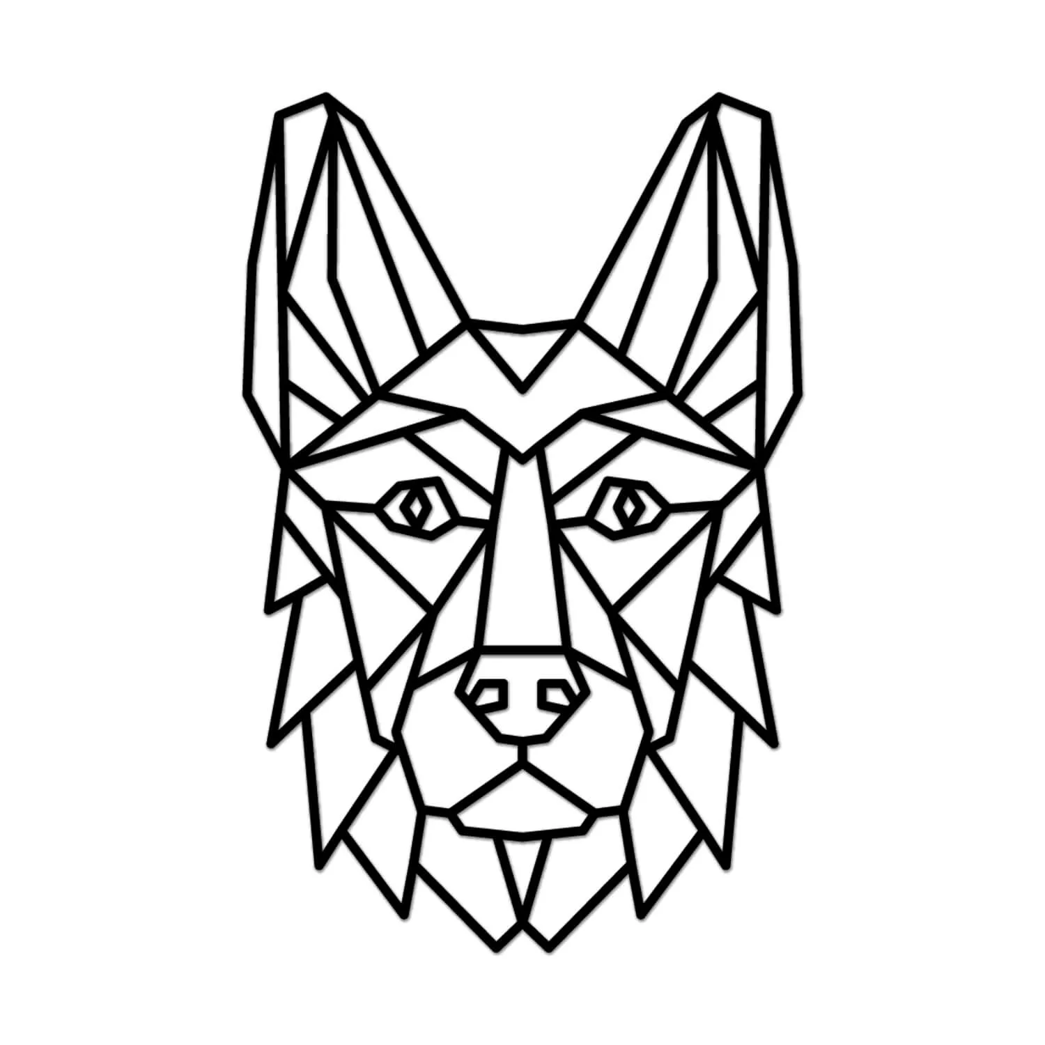 Vsepropejska Německý ovčák dřevěná dekorace na zeď Rozměr (cm): 35 x 22