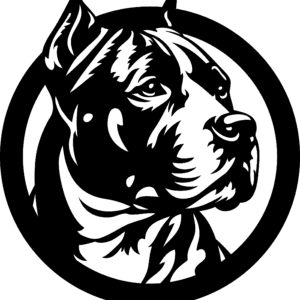 Vsepropejska Pitbull 7 dřevěná dekorace na zeď Rozměr (cm): 38 x 36