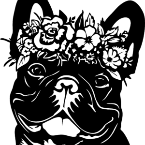 Vsepropejska Francouzský buldoček 17 dřevěná dekorace na zeď Rozměr (cm): 38 x 33