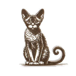 Vsepropejska Gravírovaný magnet ve tvaru kočky Barva: Bílá