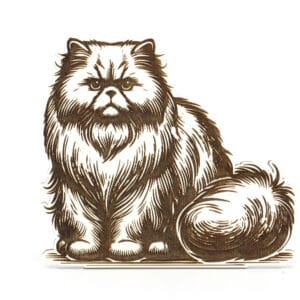 Vsepropejska Gravírovaný magnet ve tvaru kočky Barva: Bílá