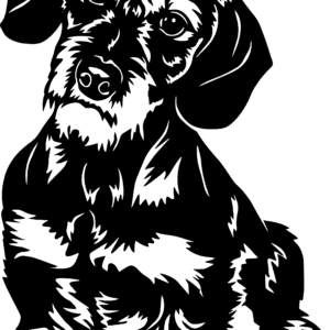 Vsepropejska Jezevčík 9 dřevěná dekorace na zeď Rozměr (cm): 38 x 26