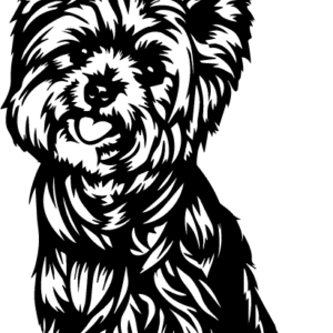 Vsepropejska Jorkšírský teriér 15 dřevěná dekorace na zeď Rozměr (cm): 38 x 24