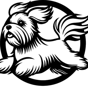 Vsepropejska Maltézský psík 4 dřevěná dekorace na zeď Rozměr (cm): 38 x 34