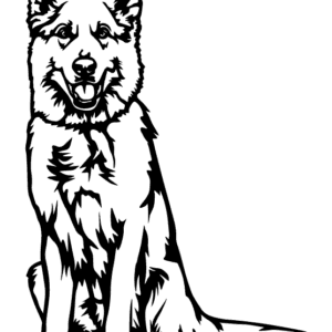 Vsepropejska Německý ovčák 6 dřevěná dekorace na zeď Rozměr (cm): 38 x 29