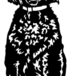 Vsepropejska Pudl 5 dřevěná dekorace na zeď Rozměr (cm): 38 x 15