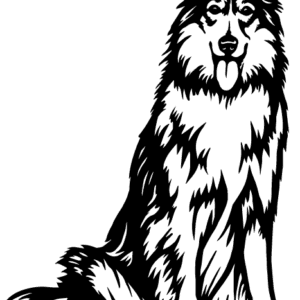 Vsepropejska Sheltie 2 dřevěná dekorace na zeď Rozměr (cm): 38 x 27