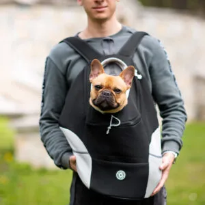 Vsepropejska Trend batoh pro psa | do 10 Kg Barva: Černá