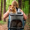 Smart šedo-modrý batoh pro psa | do 6 Kg Barva: Modrá