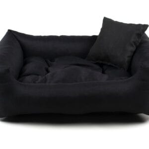 Vsepropejska Lux nadýchaný pelech pro psa Barva: Černá