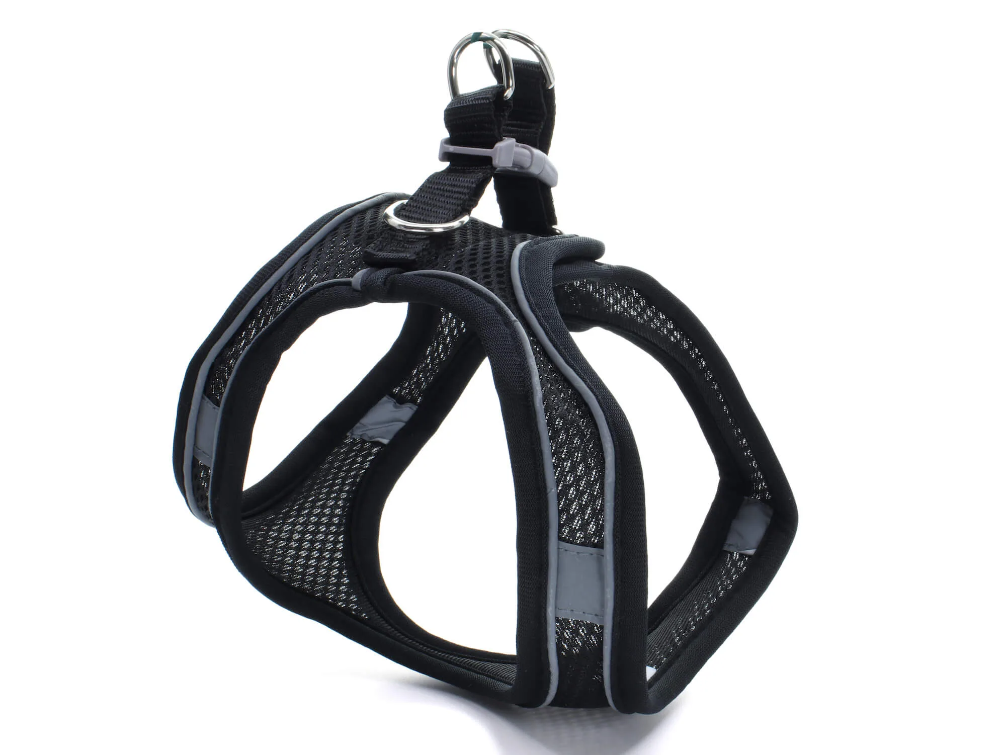 Vsepropejska Neve postroj pro psa s vodítkem | 22 – 46 cm Barva: Černá