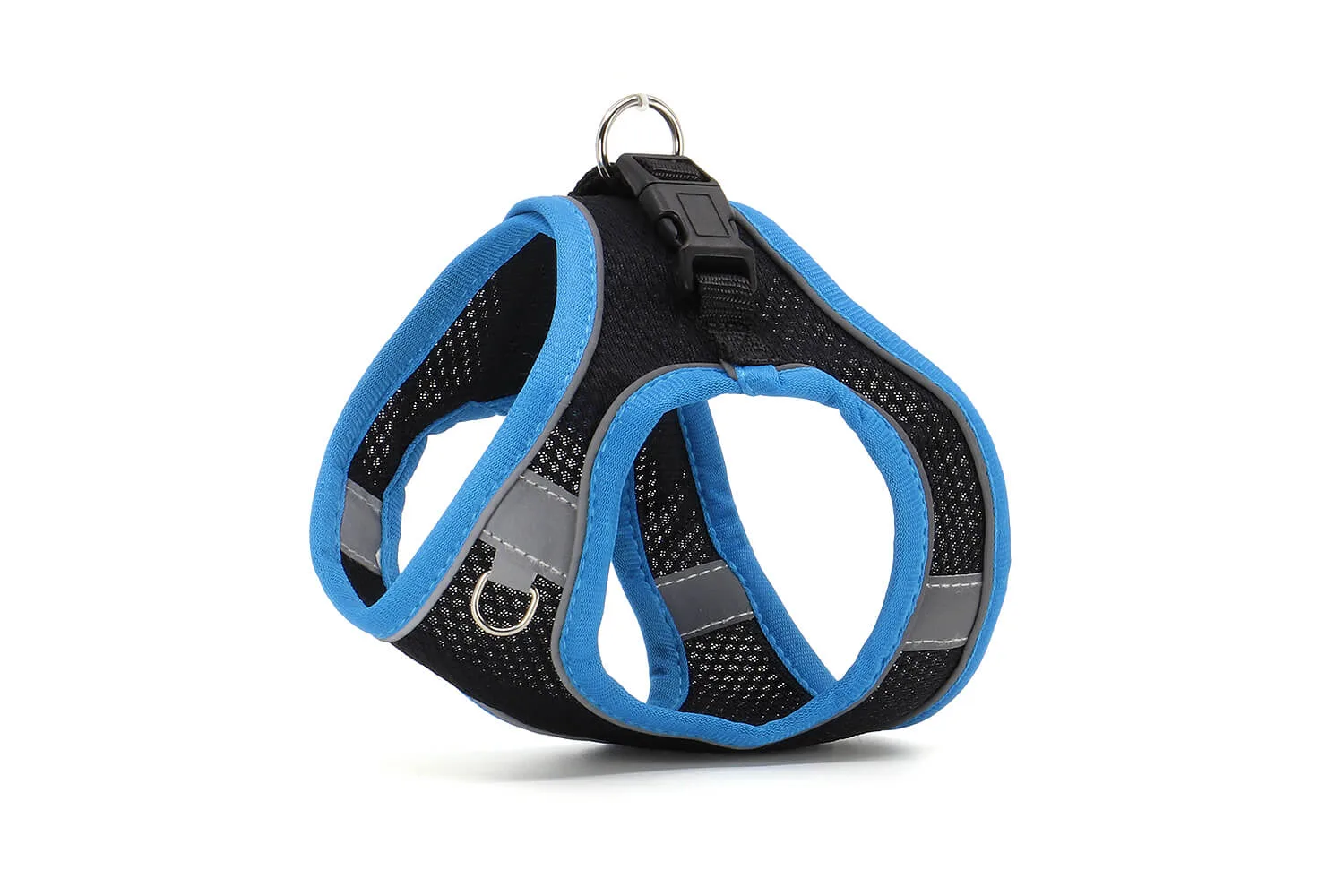 Vsepropejska Neve postroj pro psa s vodítkem | 22 – 46 cm Barva: Černo-modrá