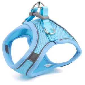 Vsepropejska Neve postroj pro psa s vodítkem | 22 – 46 cm Barva: Modrá