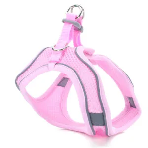 Vsepropejska Neve postroj pro psa s vodítkem | 22 – 46 cm Barva: Růžová