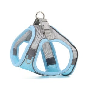 Vsepropejska Neve postroj pro psa s vodítkem | 22 – 46 cm Barva: Šedo-modrá