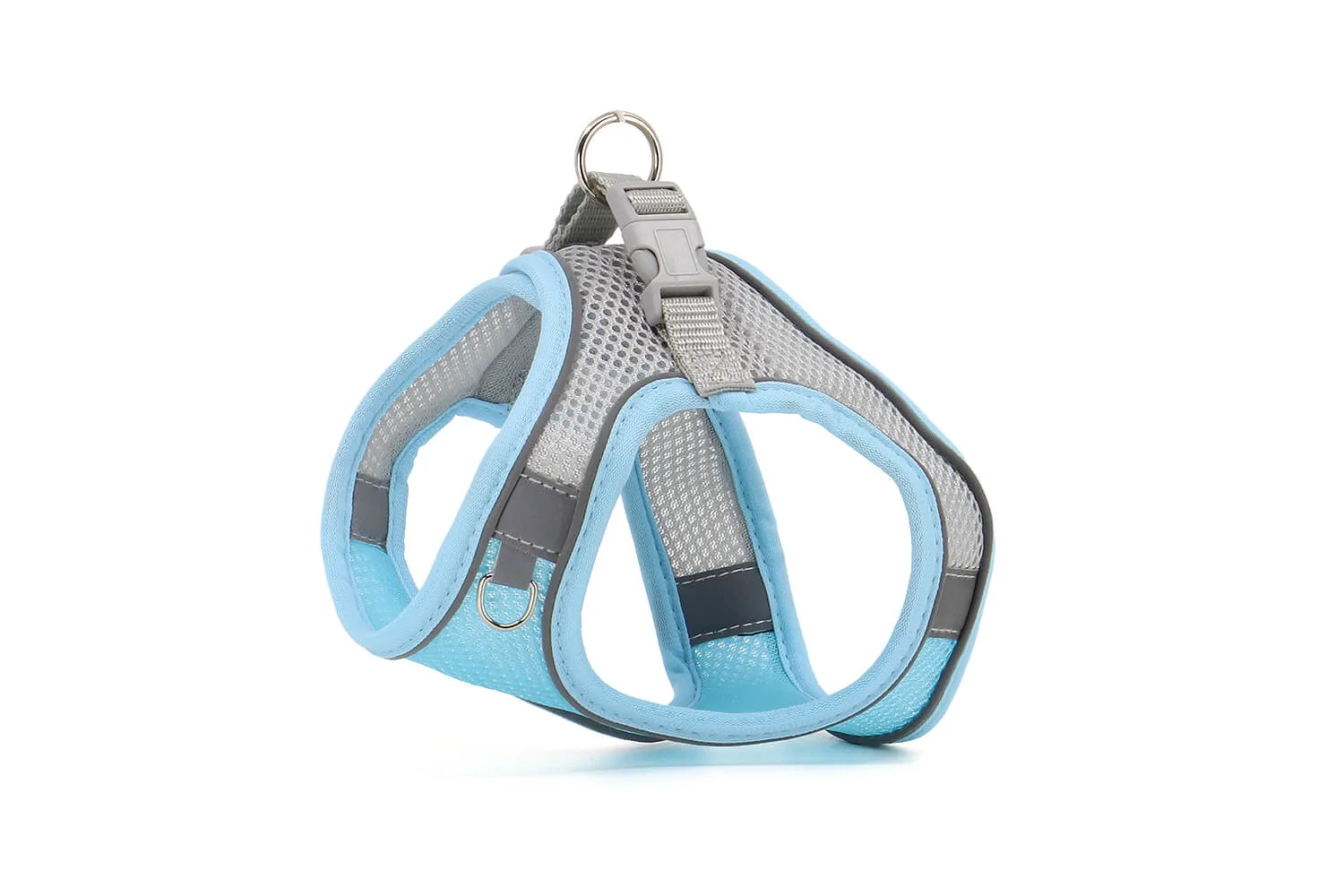 Vsepropejska Neve postroj pro psa s vodítkem | 22 – 46 cm Barva: Šedo-modrá