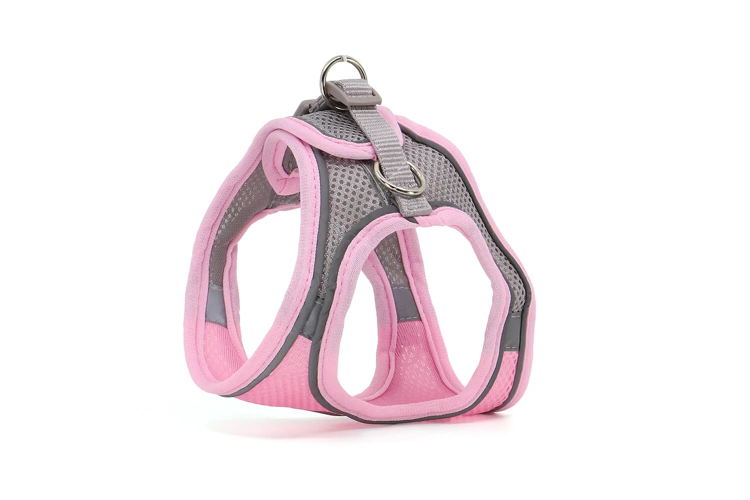 Vsepropejska Neve postroj pro psa s vodítkem | 22 – 46 cm Barva: Tmavě růžová