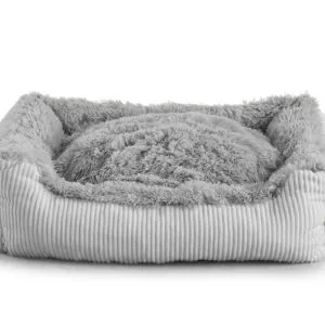 Vsepropejska Shaggy pelech pro psa s kožíškem Barva: Šedá