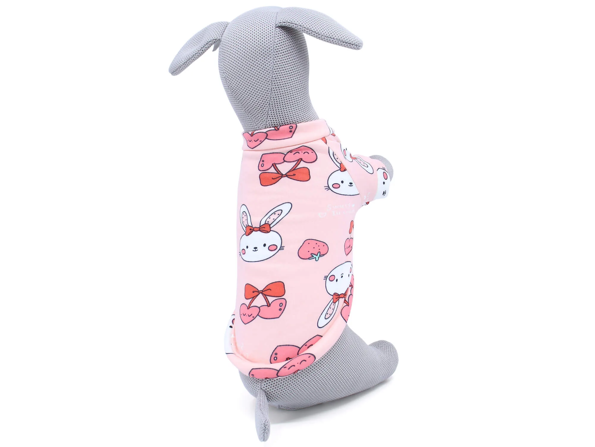 Vsepropejska Wapi hebká mikina pro psa Barva: Červeno-růžová