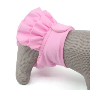 Lucie hárací kalhotky pro psa s volánkem - vsepropejska.cz Barva: Růžová