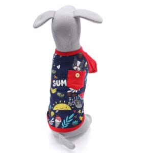 Vsepropejska Flin tričko s kapsou pro psa Barva: Modrá