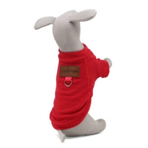 Vsepropejska Hello fleecová mikina pro psa Barva: Červená