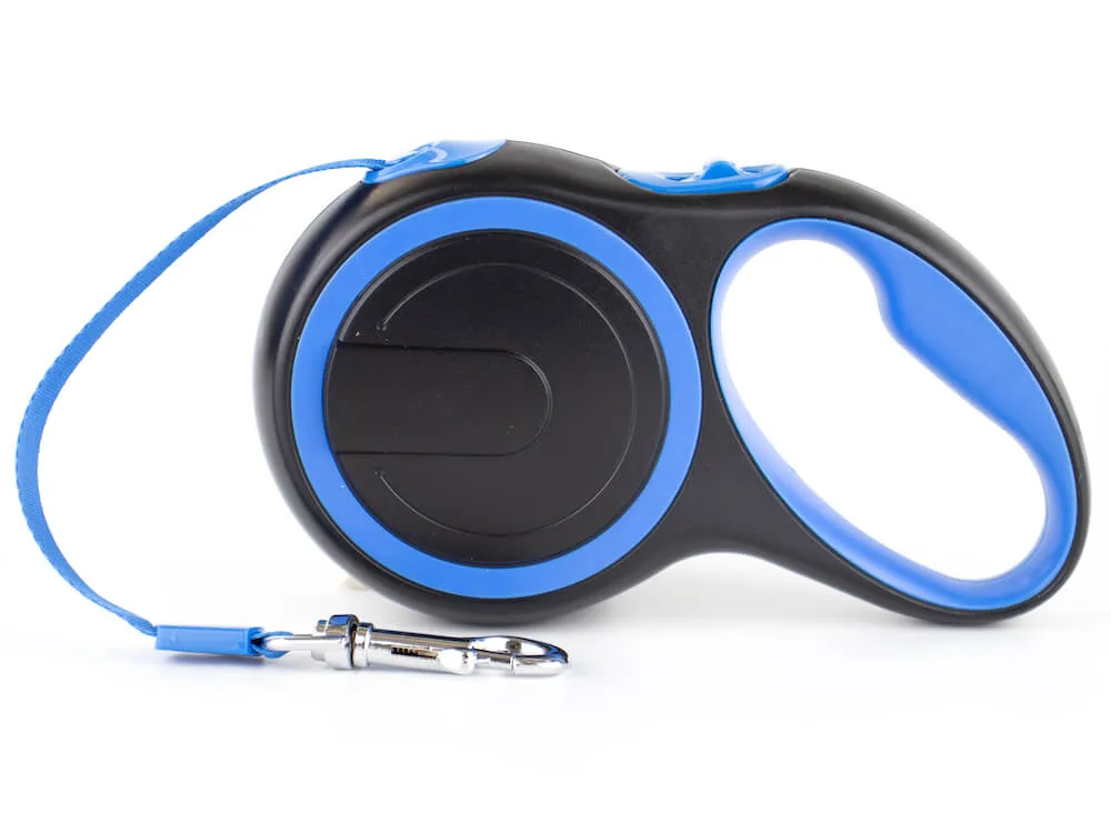 Vsepropejska Lead samonavíjecí vodítko pro psa | 3 m Barva: Černo-modrá