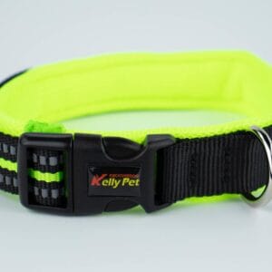 Vsepropejska Lining obojek s podšívkou | 34 - 52 cm Barva: Černo-žlutá