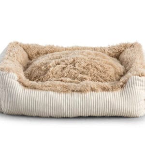 Vsepropejska Shaggy pelech pro psa s kožíškem Barva: Bílá