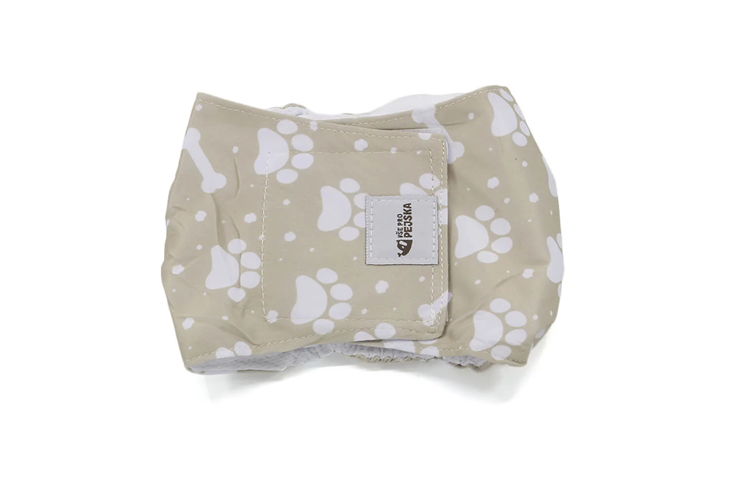 Vsepropejska StayDry protiznačkovací pás pro psa Barva: Tlapky béžová