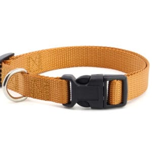 Vsepropejska Zuky nylonový obojek pro psa | 18 - 52 cm Barva: Hnědá